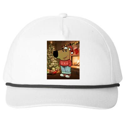 Chill Guy Meme Costume Funny Chill Guy Meme Snapback Five-Panel Rope Hat