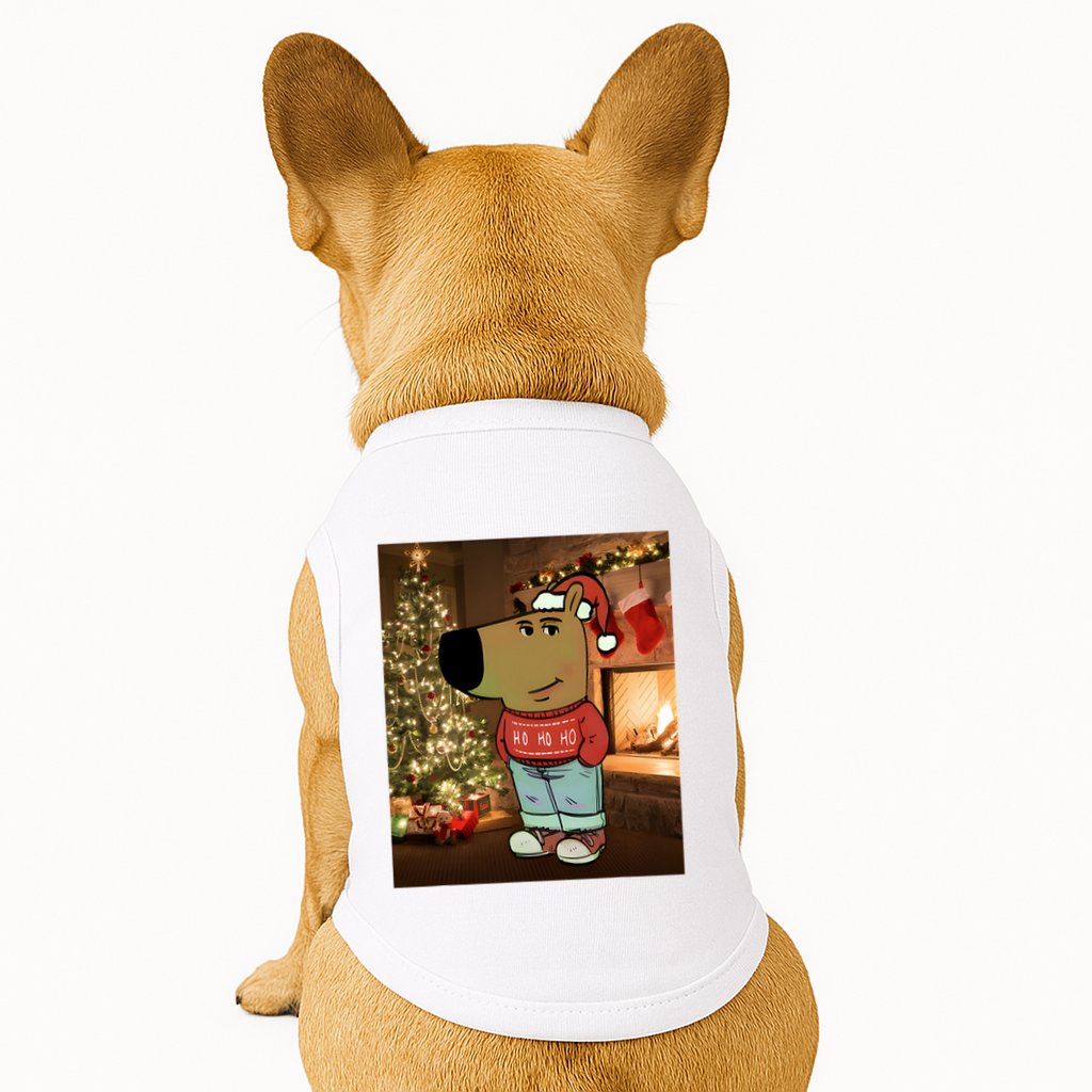 Chill Guy Meme Costume Funny Chill Guy Meme Doggie Tank