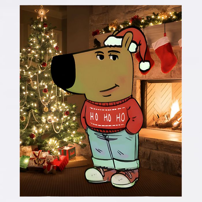 Chill Guy Meme Costume Funny Chill Guy Meme Doggie Tank