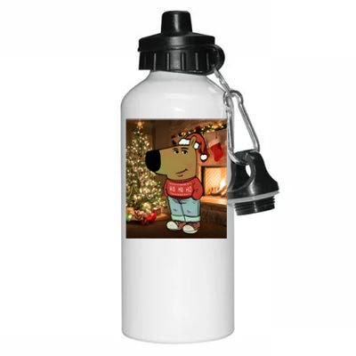 Chill Guy Meme Costume Funny Chill Guy Meme Aluminum Water Bottle