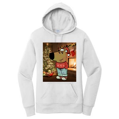 Chill Guy Meme Costume Funny Chill Guy Meme Women's Pullover Hoodie