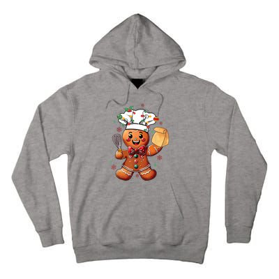 Cute Gingerbread Man Baker Funny Christmas Chef Bake Cookies Tall Hoodie