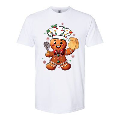 Cute Gingerbread Man Baker Funny Christmas Chef Bake Cookies Softstyle® CVC T-Shirt