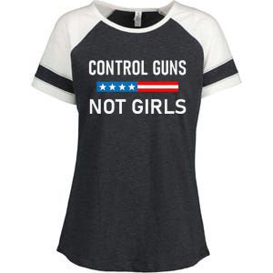 Control Guns Not Enza Ladies Jersey Colorblock Tee