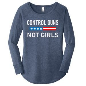 Control Guns Not Women's Perfect Tri Tunic Long Sleeve Shirt