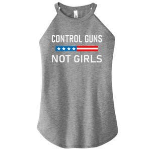 Control Guns Not Women's Perfect Tri Rocker Tank