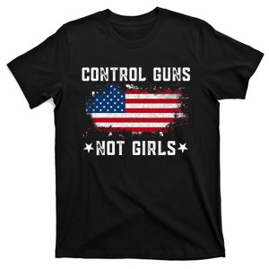 Control Guns Not Girl Voter Election Feminist Women Rights T-Shirt