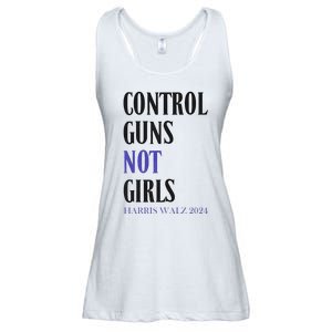 Control Guns Not Girl Rights Harris Waltz 2024 Ladies Essential Flowy Tank