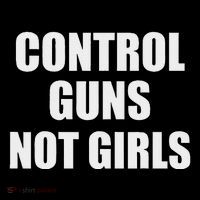Control Guns Not Girl Bold Activist Design 16 in Basic Backpack