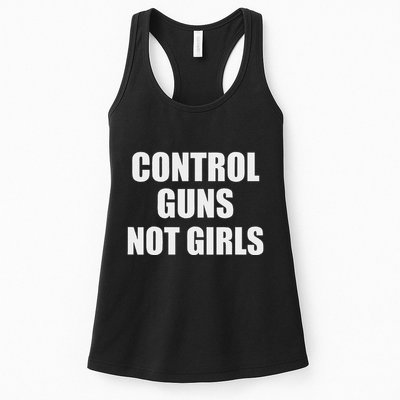 Control Guns Not Girl Bold Activist Design Womens Tank Top
