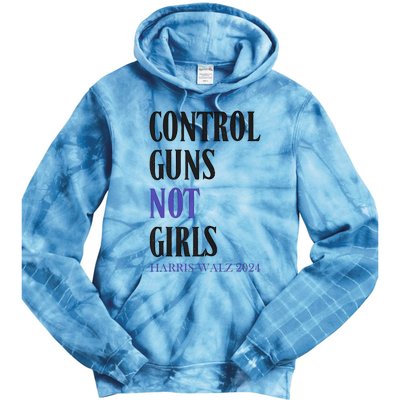 Control Guns Not Girl Rights Harris Waltz 2024 Tie Dye Hoodie