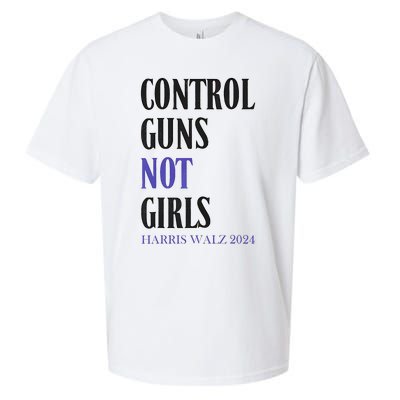 Control Guns Not Girl Rights Harris Waltz 2024 Sueded Cloud Jersey T-Shirt