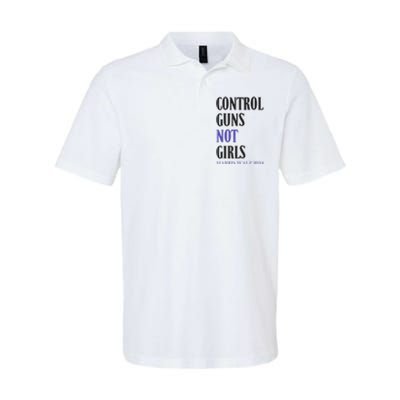 Control Guns Not Girl Rights Harris Waltz 2024 Softstyle Adult Sport Polo