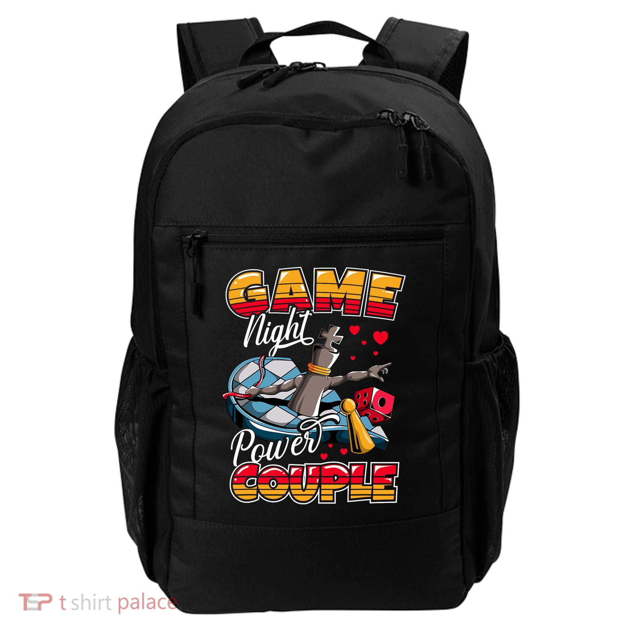 Couples Game Night Matching Outfit Game Night Power Couple Daily Commute Backpack