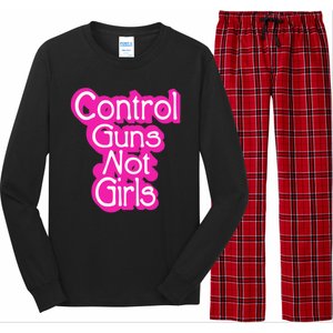 Control Guns Not Girl Long Sleeve Pajama Set