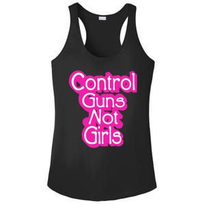 Control Guns Not Girl Ladies PosiCharge Competitor Racerback Tank