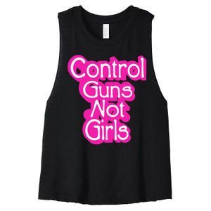 Control Guns Not Girl Women's Racerback Cropped Tank