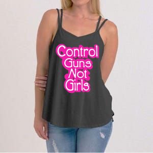 Control Guns Not Girl Women's Strappy Tank