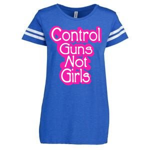 Control Guns Not Girl Enza Ladies Jersey Football T-Shirt