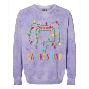 Christmas Gastro Nurse Squad Gastroenterology Doctor Essential Colorblast Crewneck Sweatshirt