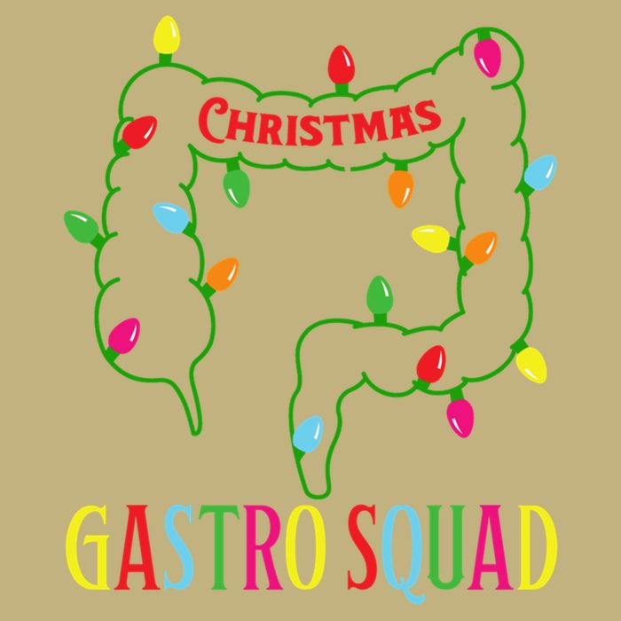 Christmas Gastro Nurse Squad Gastroenterology Doctor Essential Button