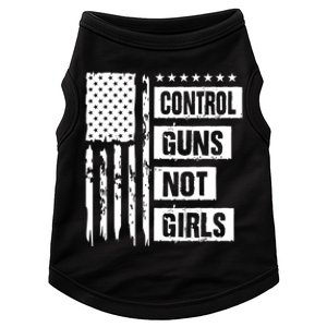 Control Guns Not Girl Voter Election Feminist Women Rights Doggie Tank