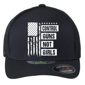 Control Guns Not Girl Voter Election Feminist Women Rights Flexfit Unipanel Trucker Cap