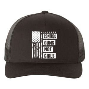 Control Guns Not Girl Voter Election Feminist Women Rights Yupoong Adult 5-Panel Trucker Hat