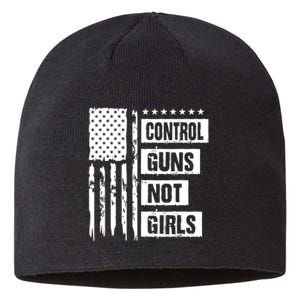 Control Guns Not Girl Voter Election Feminist Women Rights Sustainable Beanie