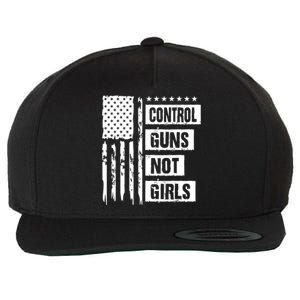 Control Guns Not Girl Voter Election Feminist Women Rights Wool Snapback Cap