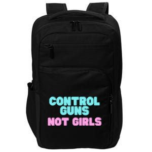 Control Guns Not Girl Voter Election Feminist Women Rights Impact Tech Backpack