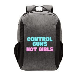 Control Guns Not Girl Voter Election Feminist Women Rights Vector Backpack