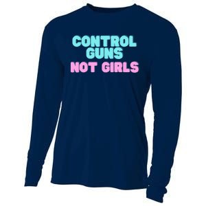 Control Guns Not Girl Voter Election Feminist Women Rights Cooling Performance Long Sleeve Crew