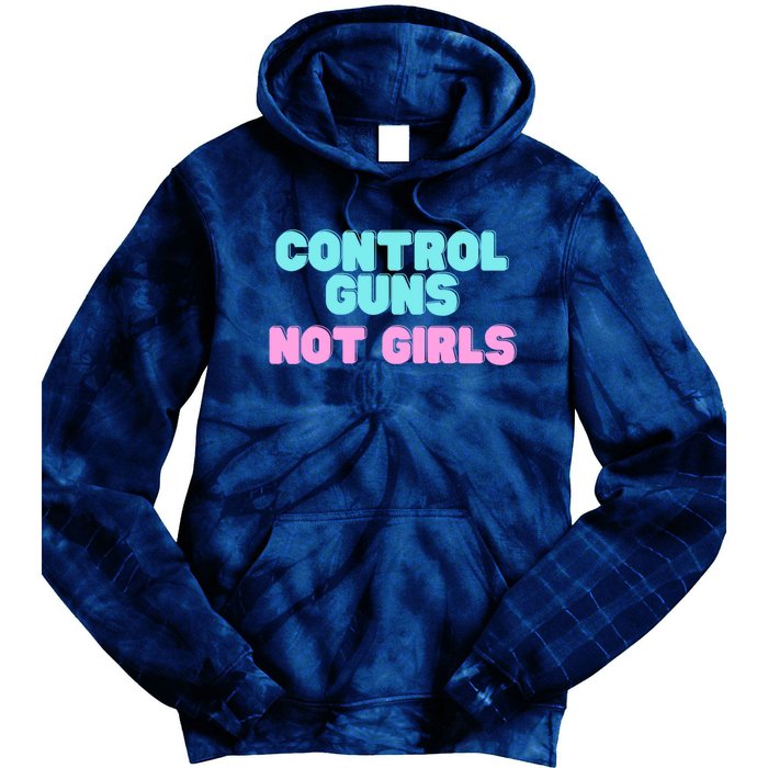 Control Guns Not Girl Voter Election Feminist Women Rights Tie Dye Hoodie