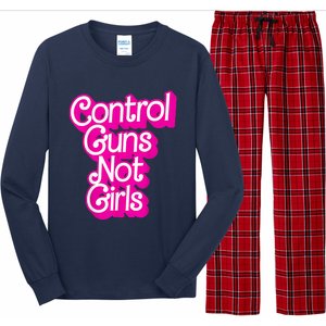 Control Guns Not G Long Sleeve Pajama Set