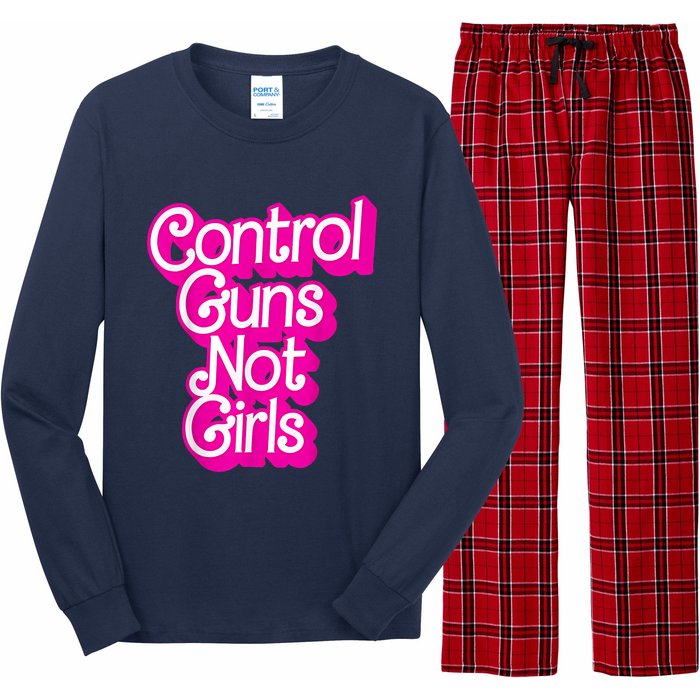 Control Guns Not G Long Sleeve Pajama Set