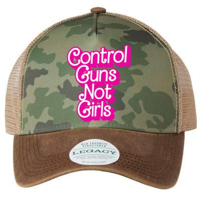 Control Guns Not Girl Women Rights Feminist Legacy Tie Dye Trucker Hat