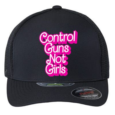 Control Guns Not Girl Women Rights Feminist Flexfit Unipanel Trucker Cap