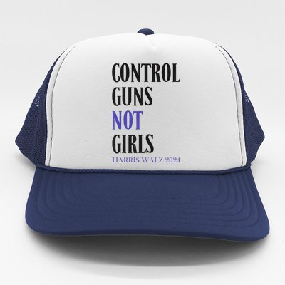 Control Guns Not Rights Harriswaltz 2024 Trucker Hat