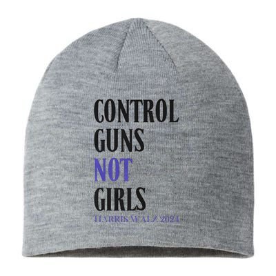 Control Guns Not Rights Harriswaltz 2024 Sustainable Beanie