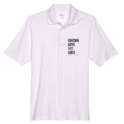 Control Guns Not Rights Harriswaltz 2024 Men's Origin Performance Pique Polo