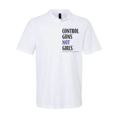 Control Guns Not Rights Harriswaltz 2024 Softstyle Adult Sport Polo