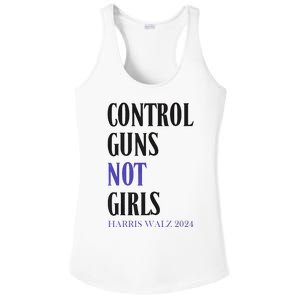 Control Guns Not Rights Harriswaltz 2024 Ladies PosiCharge Competitor Racerback Tank