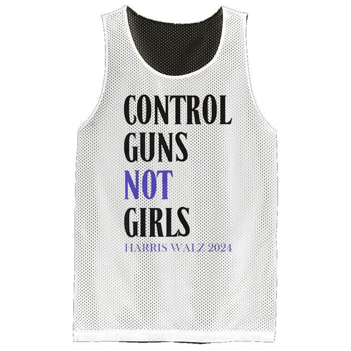 Control Guns Not Rights Harriswaltz 2024 Mesh Reversible Basketball Jersey Tank