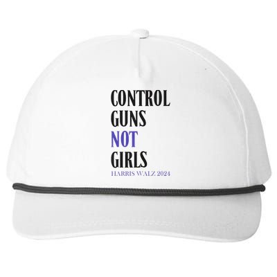 Control Guns Not Rights Harriswaltz 2024 Snapback Five-Panel Rope Hat