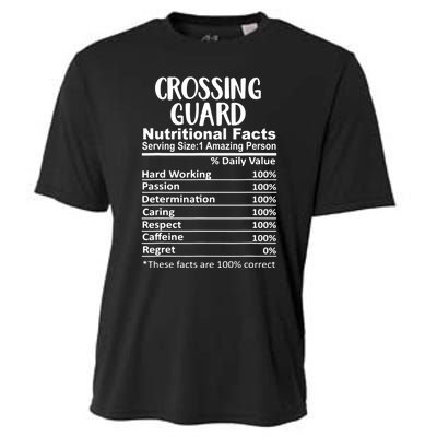 Crossing Guard Nutrition Facts Funny Cooling Performance Crew T-Shirt