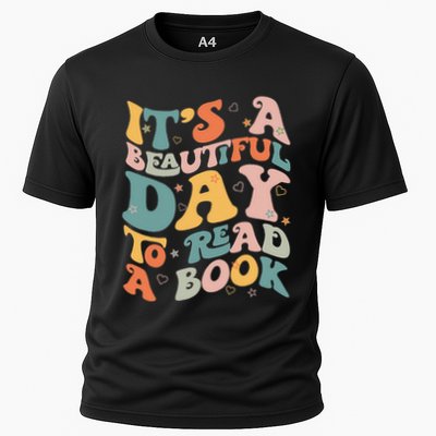 Cute Groovy National Read A Book Day Funny Book Lover Performance Shirt