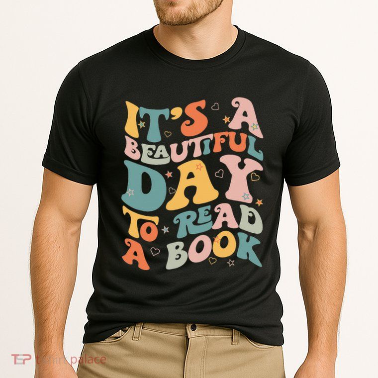 Cute Groovy National Read A Book Day Funny Book Lover Performance Shirt