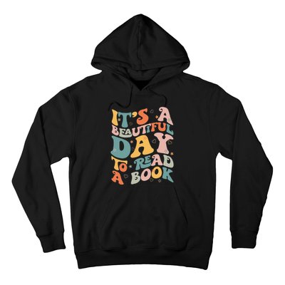 Cute Groovy National Read A Book Day Funny Book Lover Hoodie