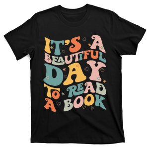 Cute Groovy National Read A Book Day Funny Book Lover T-Shirt